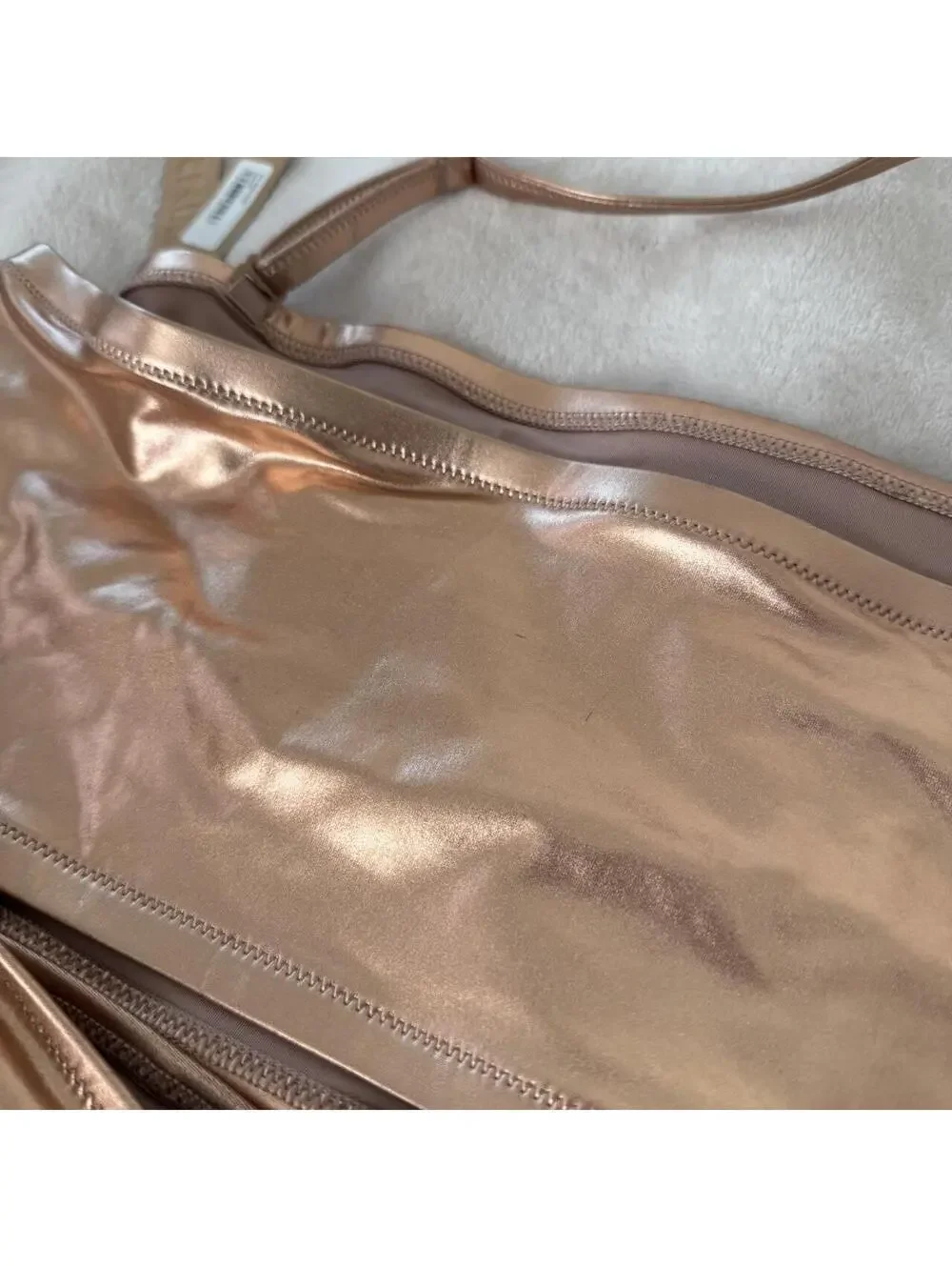 Skims copper metallic  bikini set NWT size 4x